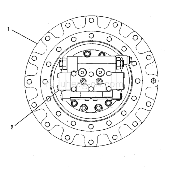 Excavator 320DLRR Travel Gearbox 227-6035